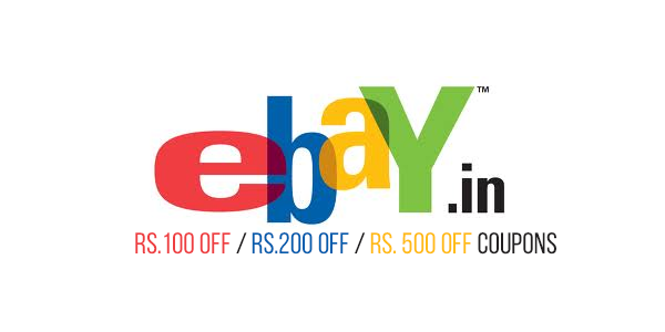 Ebay India Rs.100, Rs.150, Rs.200 and Rs.500 off free coupons